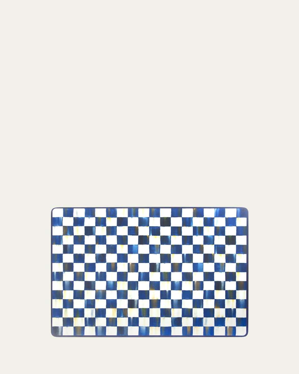 Royal Check Cork Back Placemats, Set of 4